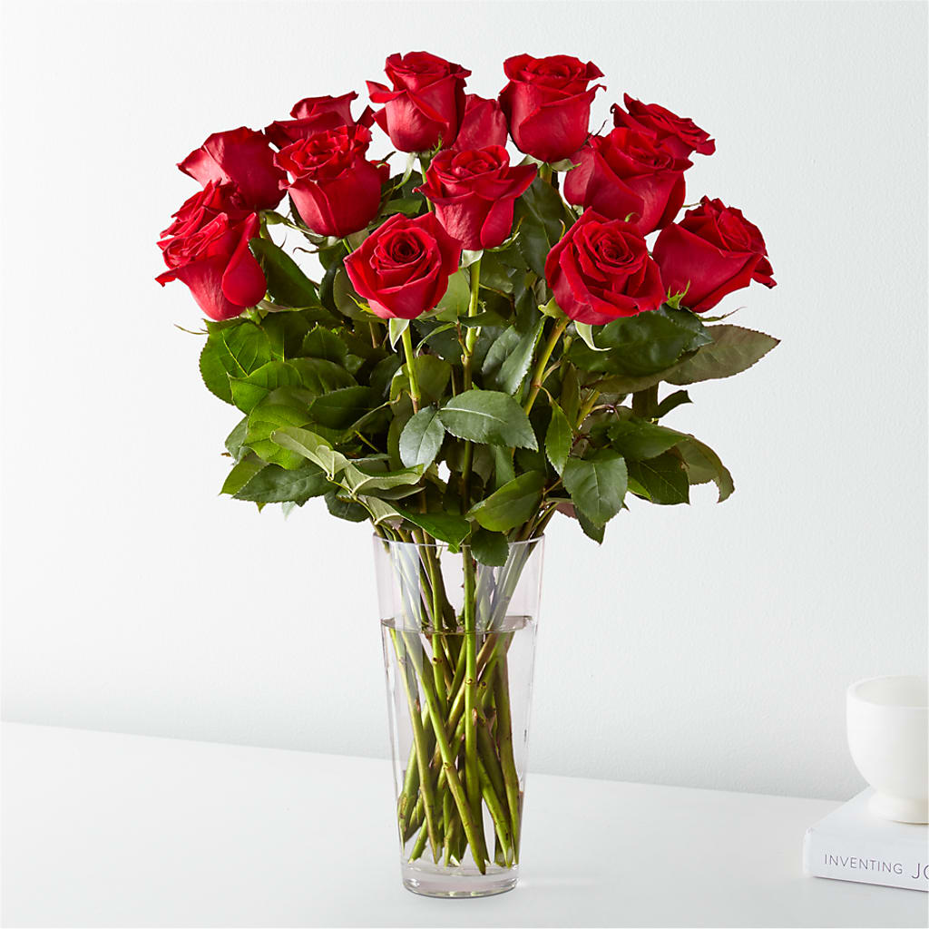 Long Stem Red Rose Bouquet – D Florals, Jacksonville FL
