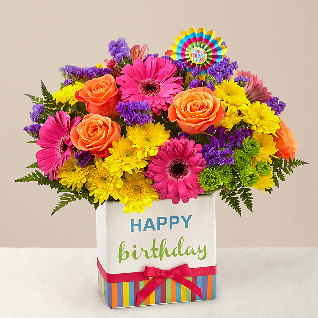 Birthday Brights Bouquet – D Florals, Jacksonville FL