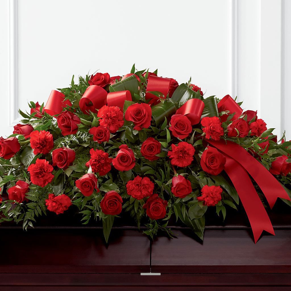 Tribute of Life Casket Spray – D Florals, Jacksonville FL