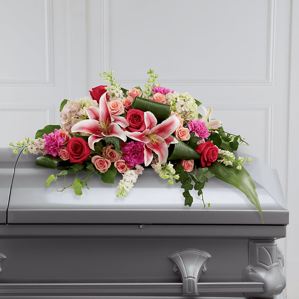 Splendid Grace Casket Spray – D Florals, Jacksonville FL