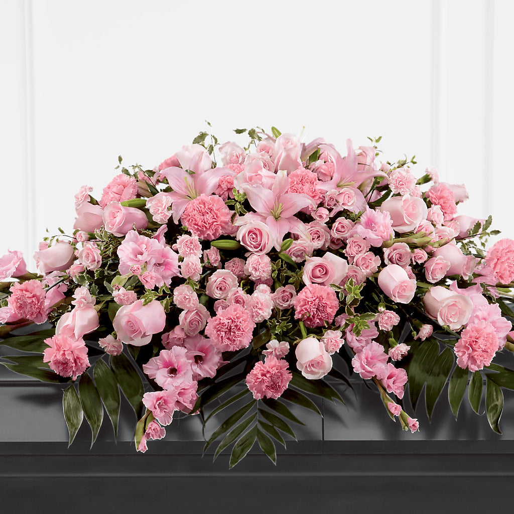 Garden of Comfort Casket Spray (Standard) – D Florals, Jacksonville FL
