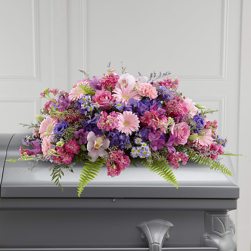 Glorious Garden Casket Spray – D Florals, Jacksonville FL
