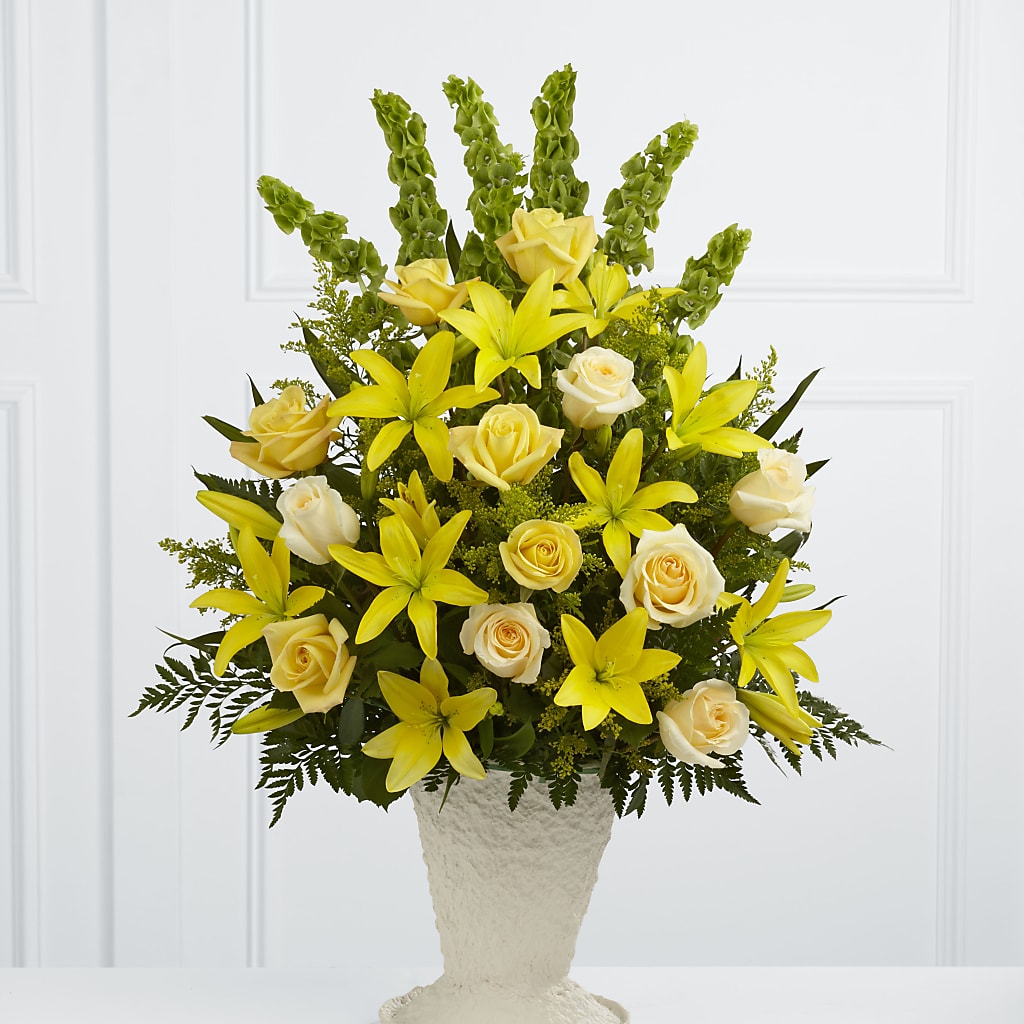 Golden Memories Arrangement – D Florals, Jacksonville FL