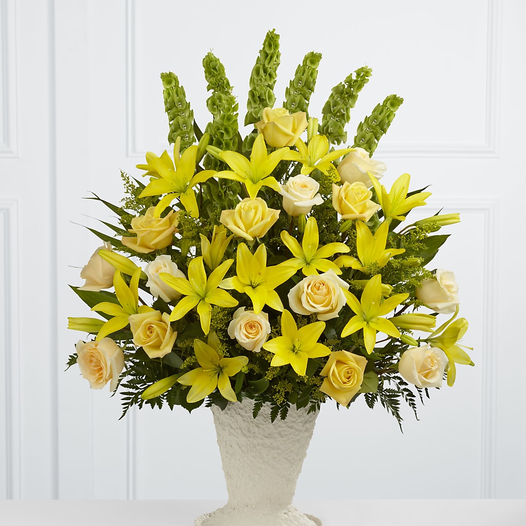 Golden Memories Arrangement – D Florals, Jacksonville FL