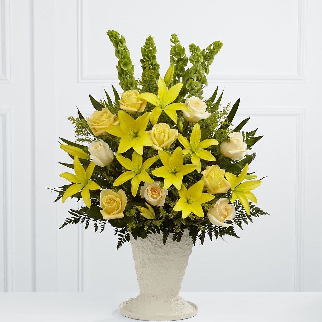 Golden Memories Arrangement – D Florals, Jacksonville FL