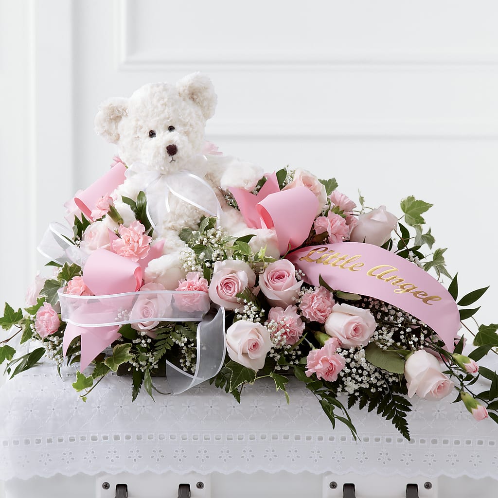 Touch of Sympathy Casket Spray – D Florals, Jacksonville FL