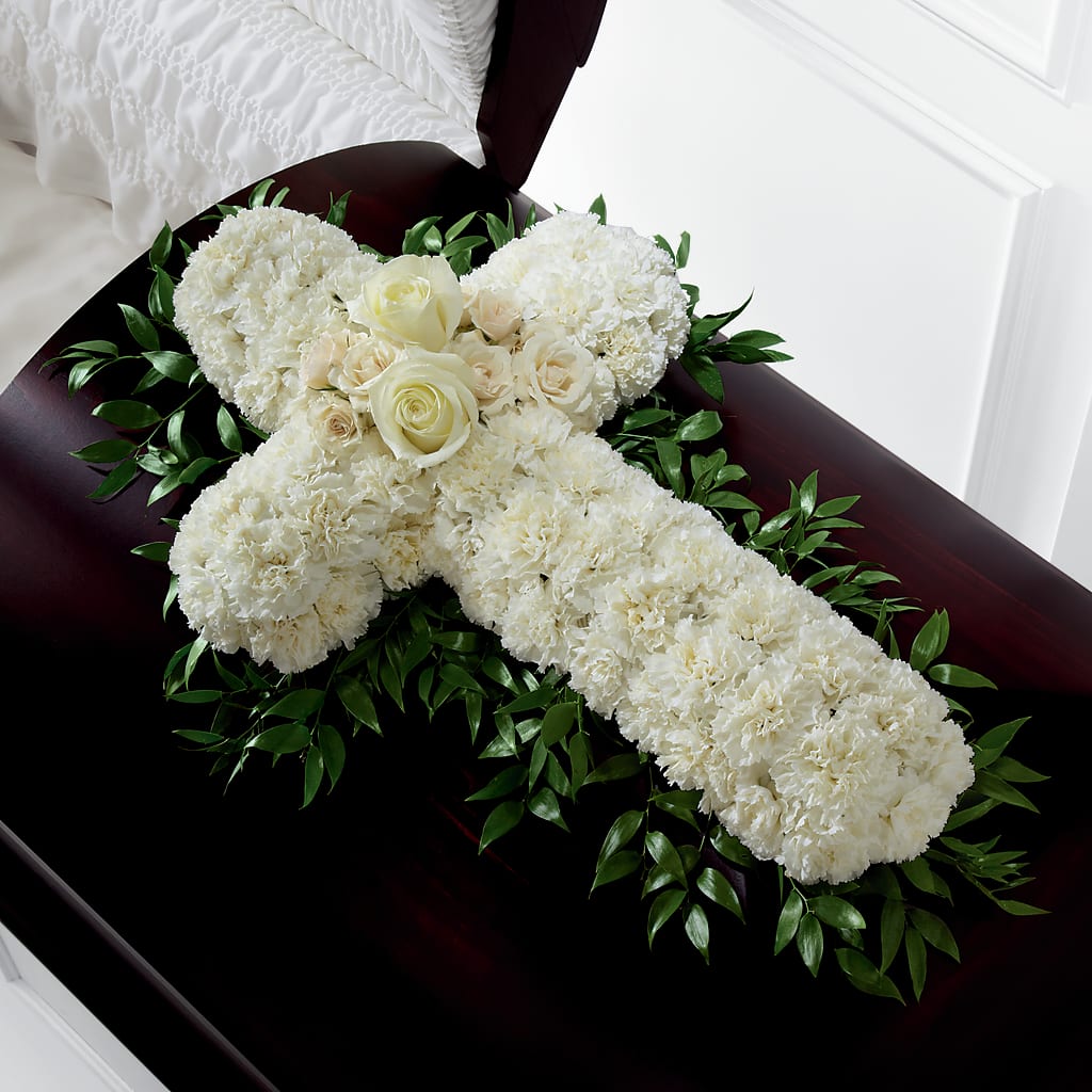 Peaceful Memories Casket Spray (Standard) – D Florals, Jacksonville FL