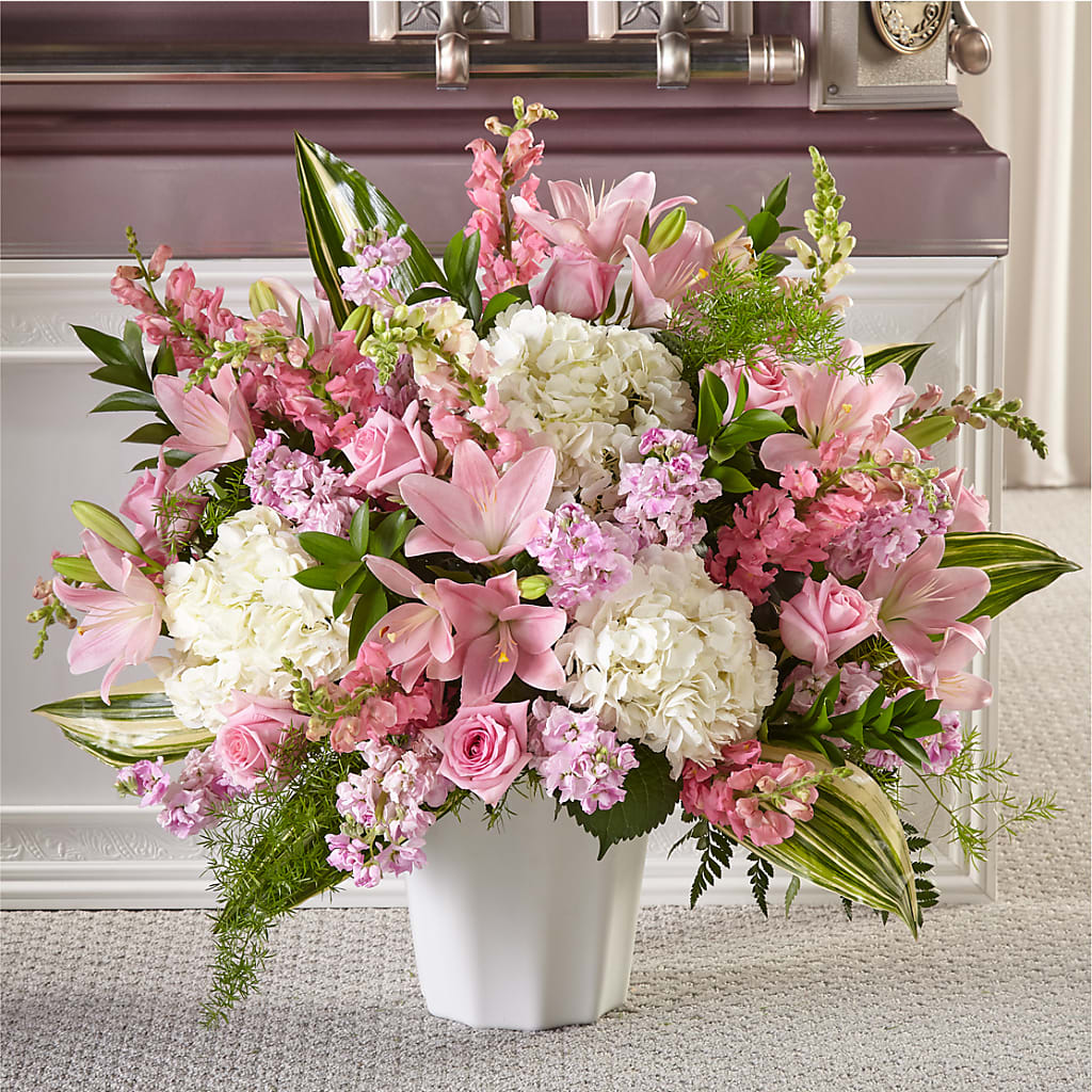 Simply Serene Floor Basket – D Florals, Jacksonville FL