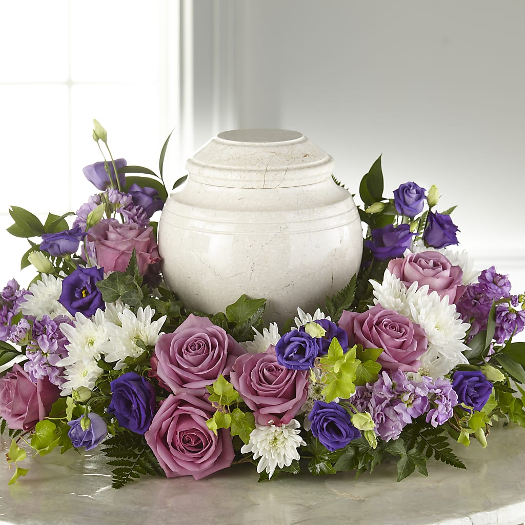 Blooming Sympathy Cremation Adornment – D Florals, Jacksonville FL