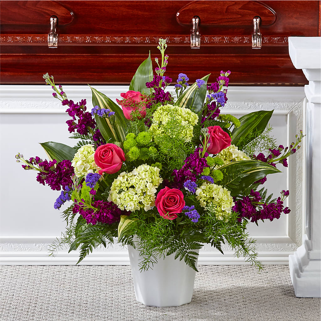 Beautiful Horizons Floor Basket – D Florals, Jacksonville FL