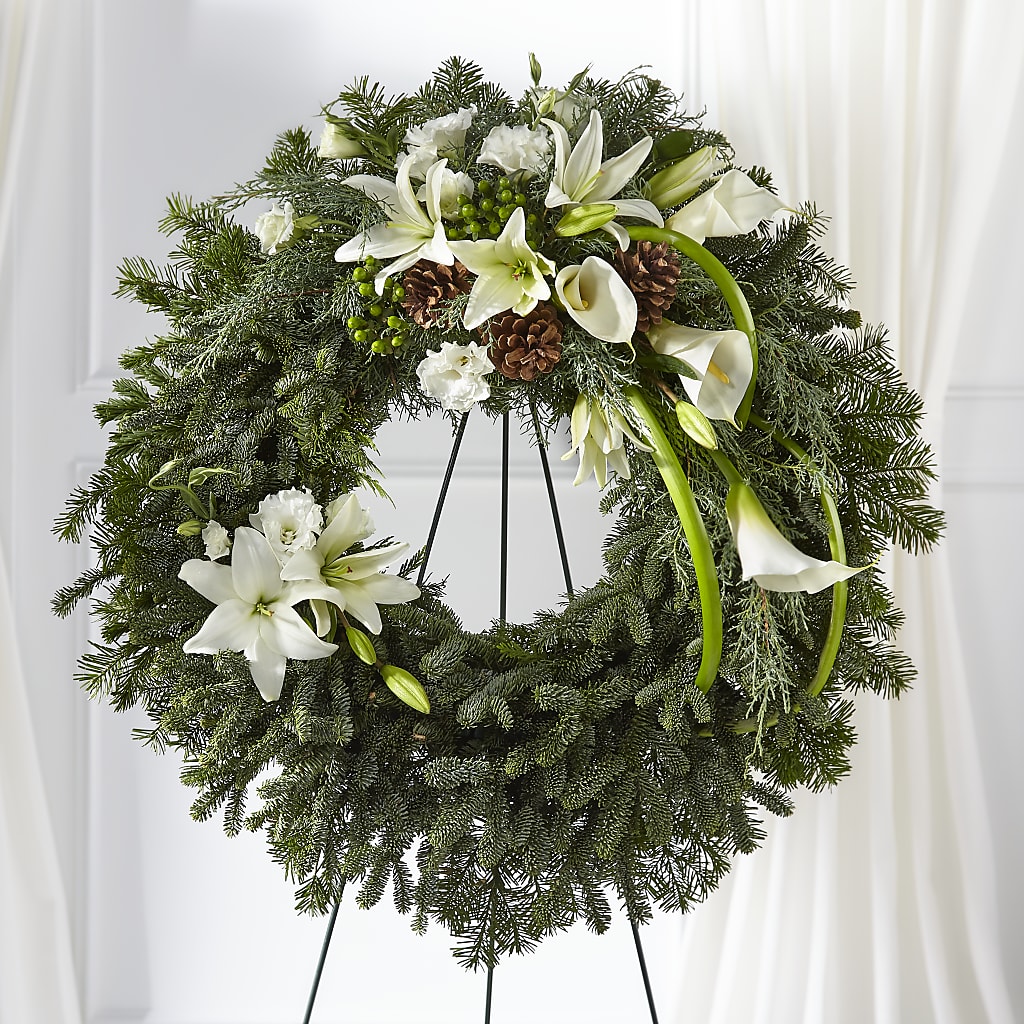 Greens of Hope Wreath – D Florals, Jacksonville FL