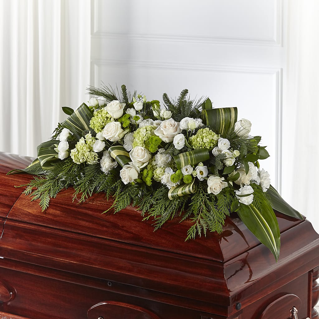 Hopeful Gesture Casket Spray – D Florals, Jacksonville FL