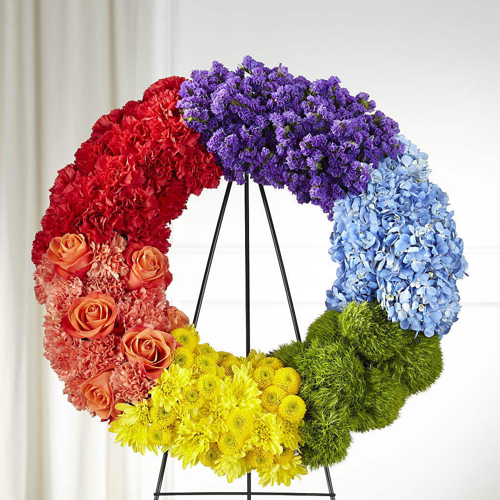 Circle of Love Wreath – D Florals, Jacksonville FL