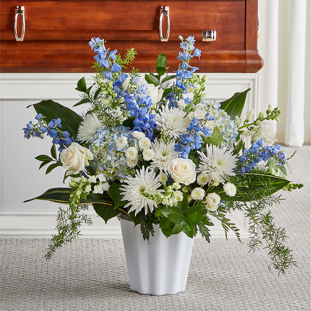 Everlasting Memories Floor Basket – D Florals, Jacksonville FL