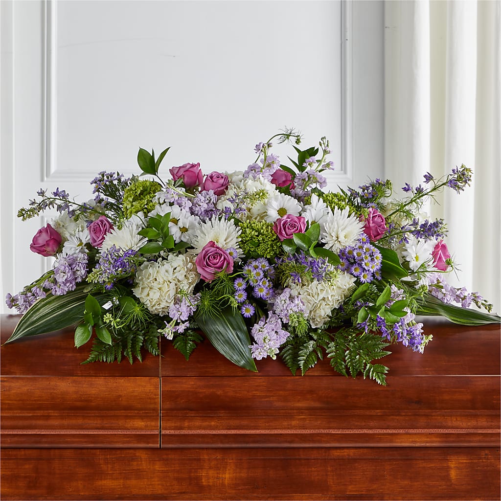 Meadows of Serenity Casket Spray – D Florals, Jacksonville FL