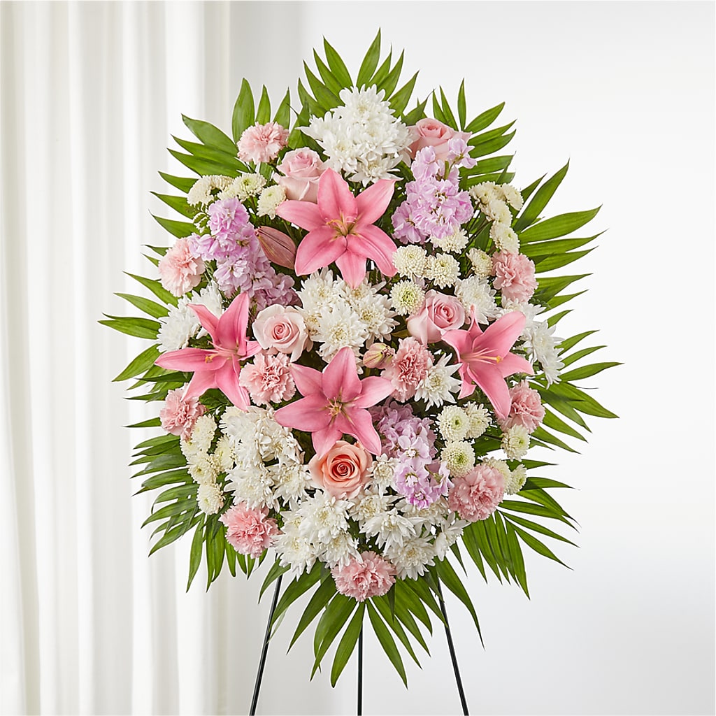 Offering Solace Standing Spray – D Florals, Jacksonville FL