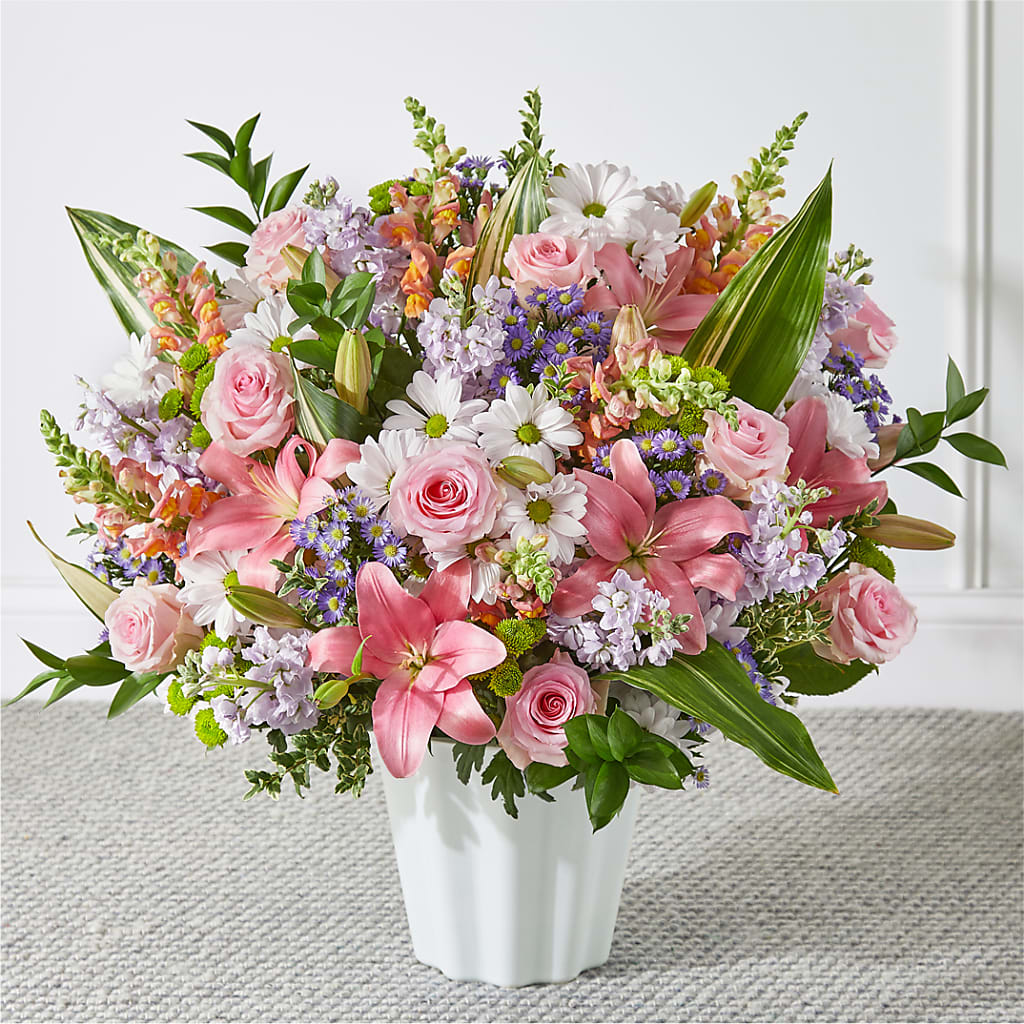 Abundant Compassion Floor Basket – D Florals, Jacksonville FL