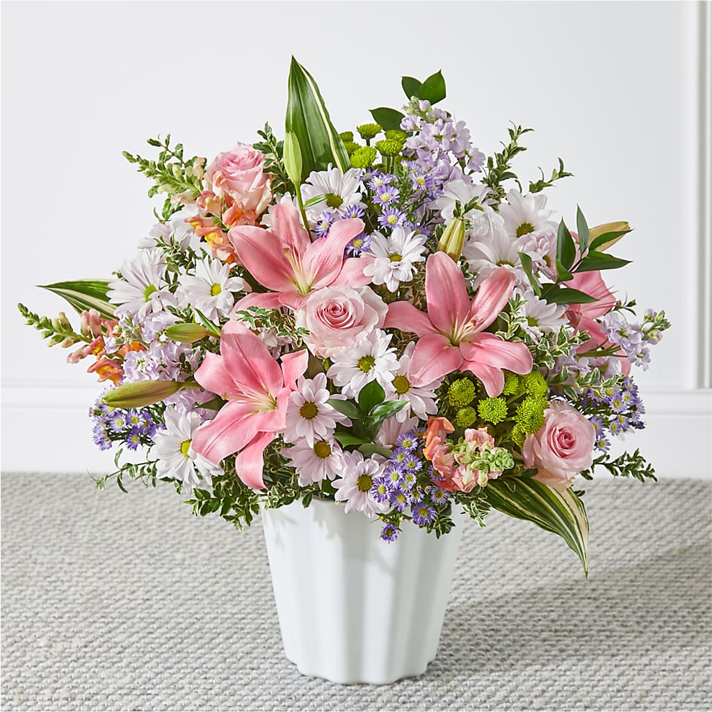 Abundant Compassion Floor Basket – D Florals, Jacksonville FL