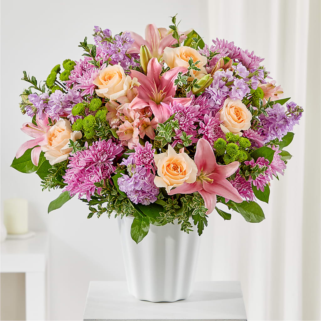 Supportive Embrace Tabletop Basket – D Florals, Jacksonville FL