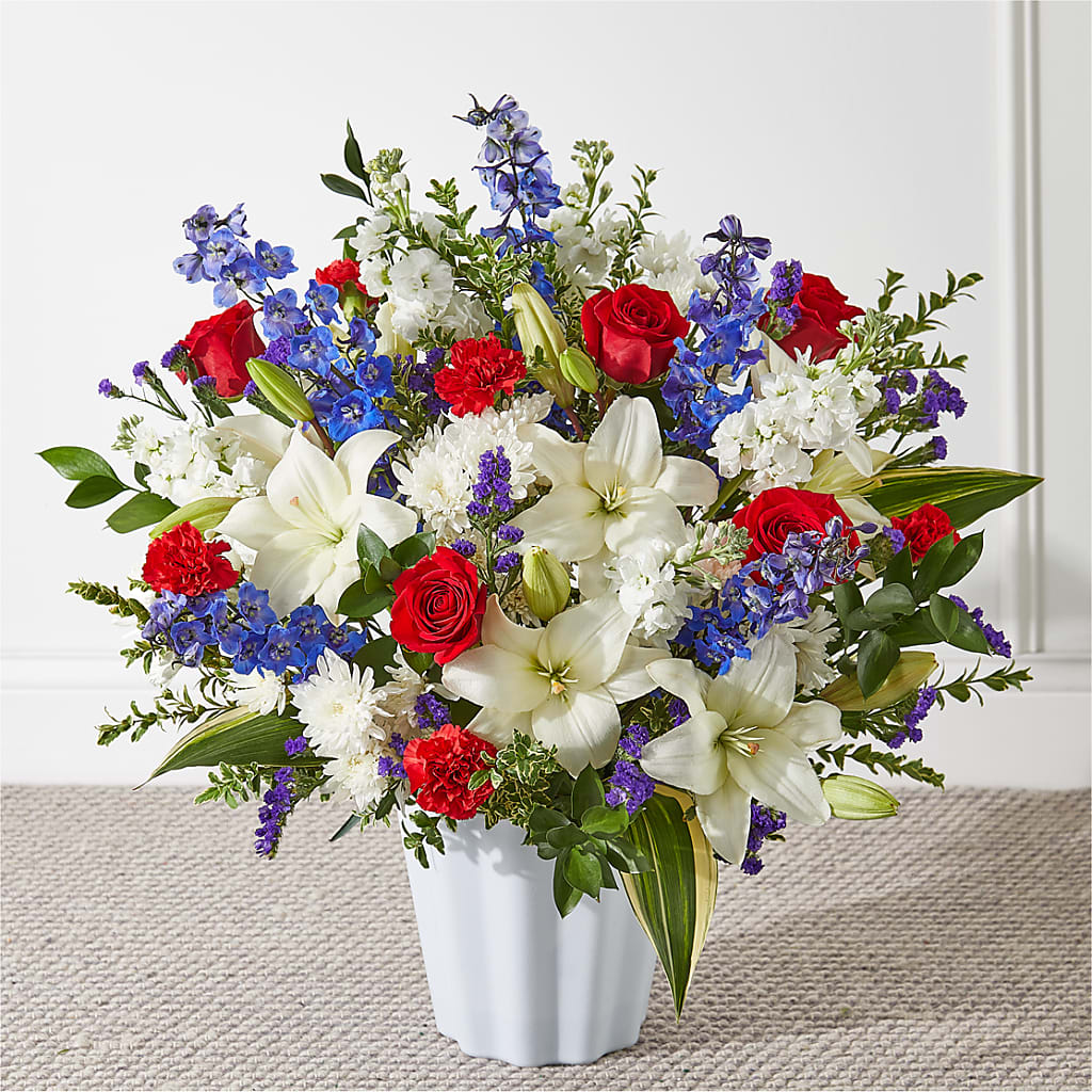 Consoled Floor Basket – D Florals, Jacksonville FL