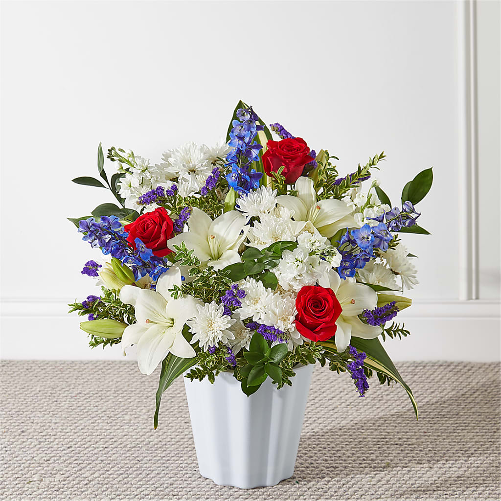Consoled Floor Basket – D Florals, Jacksonville FL