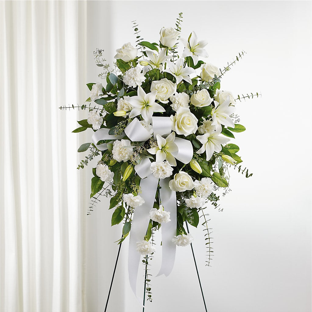 With Care Standing Spray – D Florals, Jacksonville FL