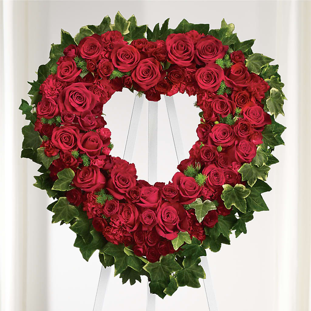 Wholehearted Standing Spray – D Florals, Jacksonville FL