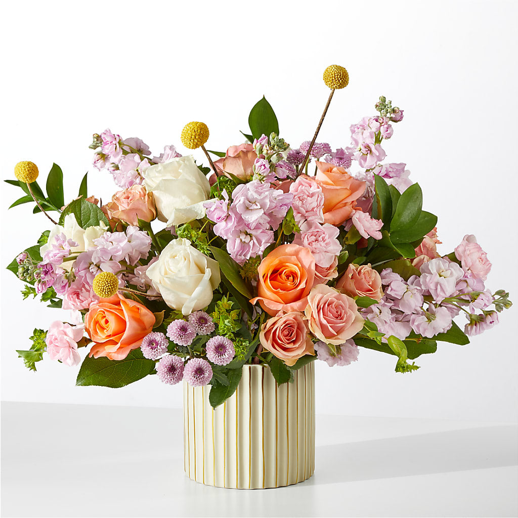 French Market Bouquet with Ivory Vase – D Florals, Jacksonville FL