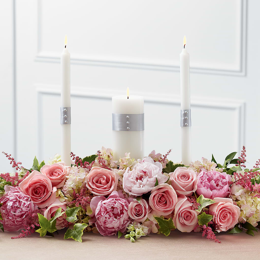 Worldwide Romance Unity Candle Arrangement – D Florals, Jacksonville FL