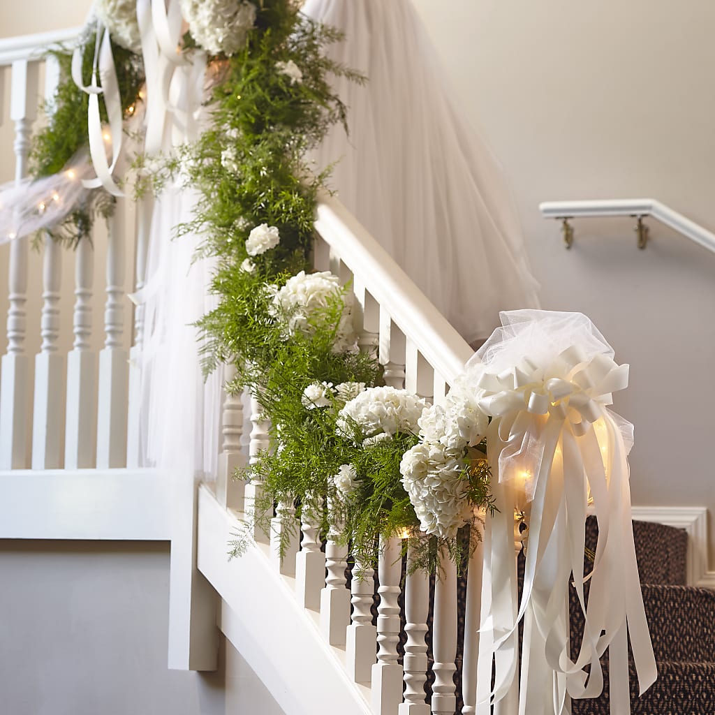 Champagne Dreams Garland – D Florals, Jacksonville FL