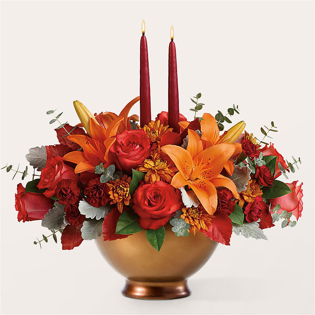 Fruits of Fall Centerpiece –  D Florals, Jacksonville FL