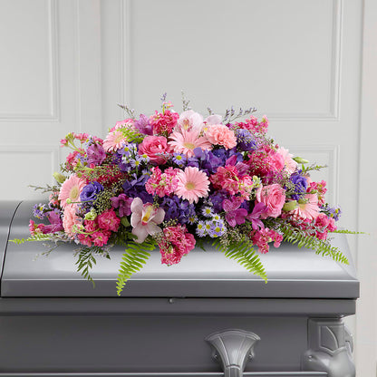 Glorious Garden Casket Spray –  D Florals, Jacksonville FL