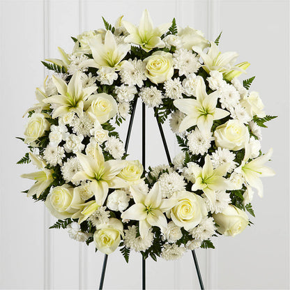 Treasured Tribute Wreath –  D Florals, Jacksonville FL