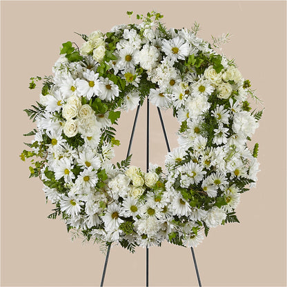 Faithful Wishes Wreath –  D Florals, Jacksonville FL