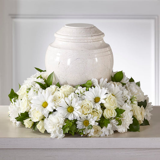 Ivory Gardens Cremation Adornment –  D Florals, Jacksonville FL