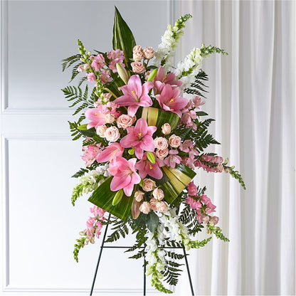 Elegant Embrace Standing Spray –  D Florals, Jacksonville FL