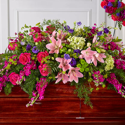 Radiant Tribute Casket Spray –  D Florals, Jacksonville FL