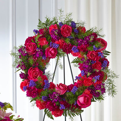 Calming Colors Wreath –  D Florals, Jacksonville FL