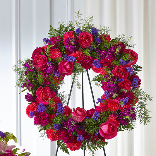 Calming Colors Wreath –  D Florals, Jacksonville FL