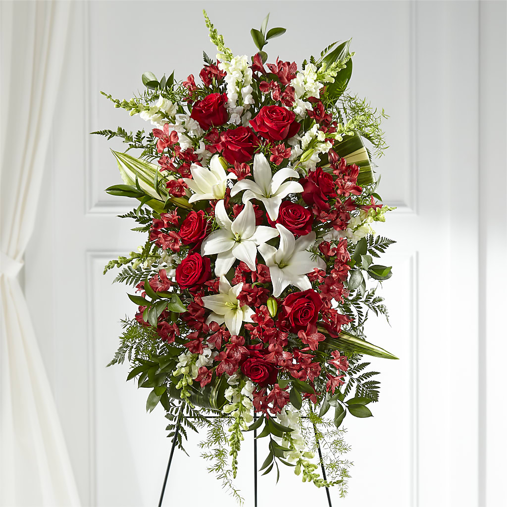 Everlasting Memory Standing Spray –  D Florals, Jacksonville FL