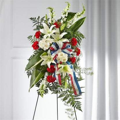 Stars of Life Standing Spray –  D Florals, Jacksonville FL