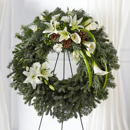 Greens of Hope Wreath –  D Florals, Jacksonville FL