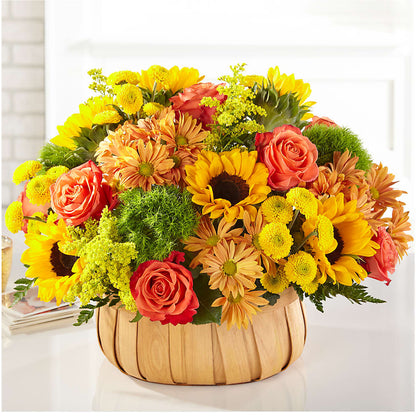 Harvest Sunflower Basket –  D Florals, Jacksonville FL