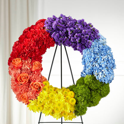 Circle of Love Wreath –  D Florals, Jacksonville FL