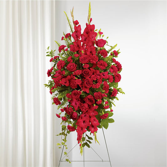 From the Heart Standing Spray –  D Florals, Jacksonville FL
